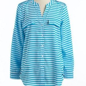 Calvin Klein Silky Button Down Work Blouse